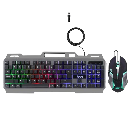 Thunder GAMING RGB Keyboard Mouse Combo - Wired .FC