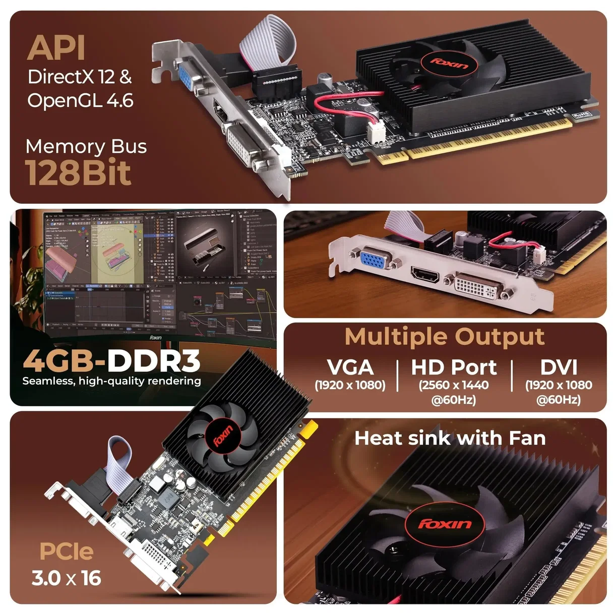 FGC 740 Graphics Card FOXIN .FC - Image 2